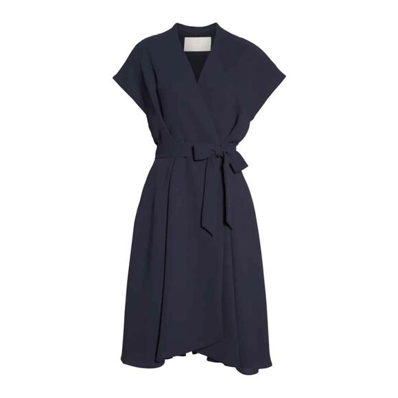 GAL MEETS GLAM COLLECTION Audrey Wrap Dress Size 4 - Picture 9 of 10